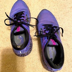 Brooks Purple ghost 14 women’s running shoes.